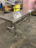 Stainless Steel Bench12" x 44" x 17"